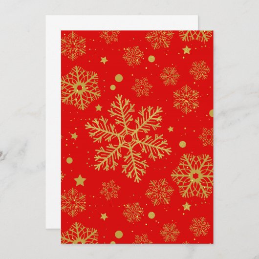 赤の黄金の雪 (正面/裏面)