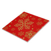 赤の黄金の雪 タイル (側面)