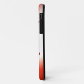 赤の黒のハート Case-Mate iPhoneケース (裏面/左)