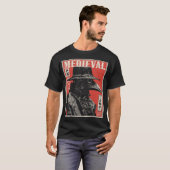 赤の黒死病 | ゴシック中世の恐怖 Tシャツ (正面フル)