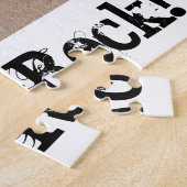 赤の1975年のコルベットL82のアカエイのパズル ジグソーパズル (側面)