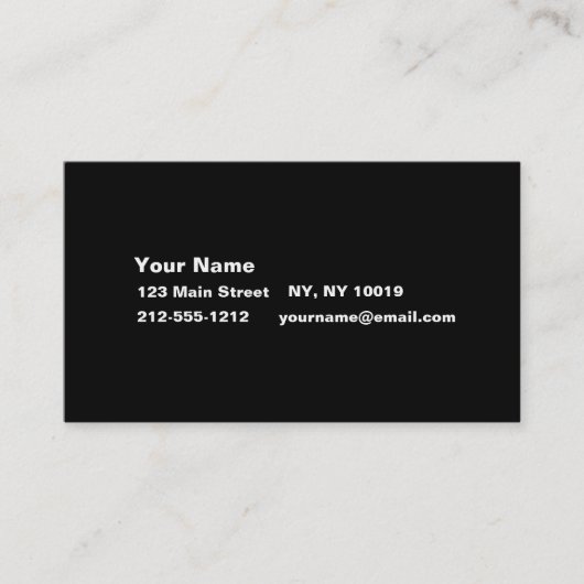 赤の「ラブ」名刺 名刺 (正面)