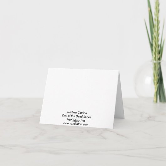 赤のCatrina カード (裏面)