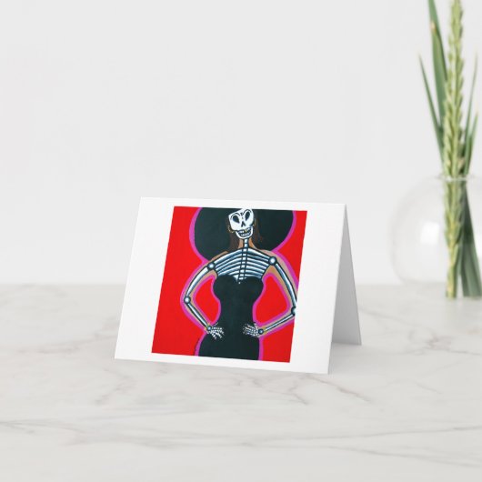 赤のCatrina カード (正面)