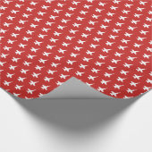 赤のF/A-18Cのスズメバチの戦闘機パターン ラッピングペーパー (角)