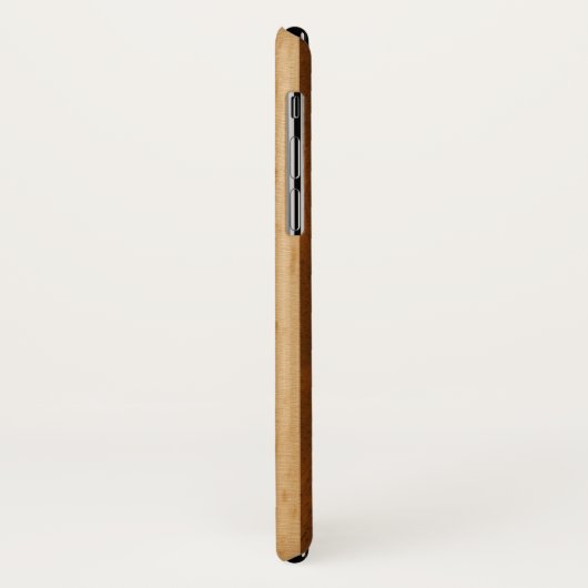 赤のHaleiwaのサーフボードのフェイクな木製のハイビスカス Case-Mate iPhoneケース (裏面/左)