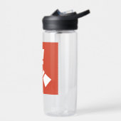 赤のRUST記号（白） ウォーターボトル (左面)