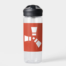 赤のRUST記号（白） ウォーターボトル