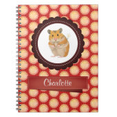 赤はあなたの一流のハムスターを加えます ノートブック (正面)