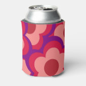 赤はっきりしたお洒落とピンクのフローラレトロ名門私立校風の, 缶クーラー (缶裏面)