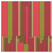 赤はっきりしたと緑のストライプ織物 ファブリック (クローズアップ)