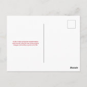 赤はっきりしたと金ゴールド2025年中国の初老 ポストカード (裏面)