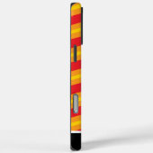 赤はっきりしたと黄ストライプのエネルギー Case-Mate iPhoneケース (裏面 / 右)