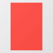 赤はっきりした無地の背景 ウィンドウサイン (シート)