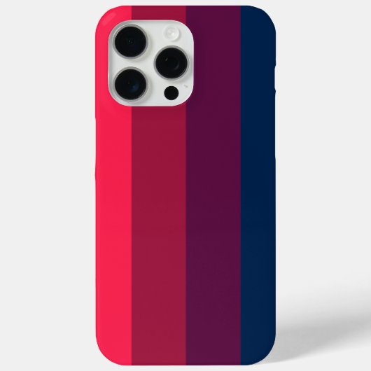 赤はっきりした紫エレガント色の模様 Case-Mate iPhoneケース (裏面)