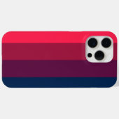 赤はっきりした紫エレガント色の模様 Case-Mate iPhoneケース (裏面 (横))