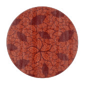 赤はオレンジのパターンを残します カッティングボード (正面)