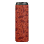 赤はオレンジのパターンを残します タンブラー (裏面)