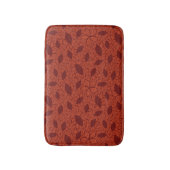 赤はオレンジのパターンを残します バスマット (正面縦)