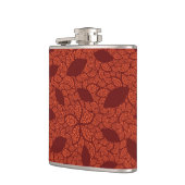 赤はオレンジのパターンを残します フラスク (左)