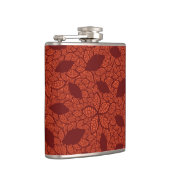 赤はオレンジのパターンを残します フラスク (右)