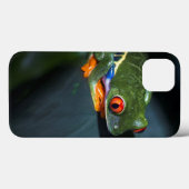 赤はカエルのモデルを注目します Case-Mate iPhoneケース (裏面 (横))