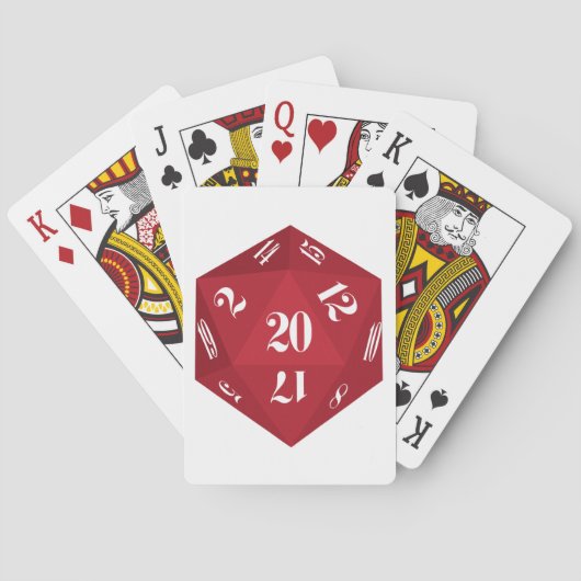 赤はサイコロ20味方しました トランプ (裏面)