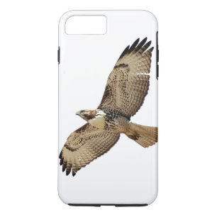 赤はタカの鳥の動物の野性生物のiPhone 7の場合の後につきました iPhone 8 Plus/7 Plusケース