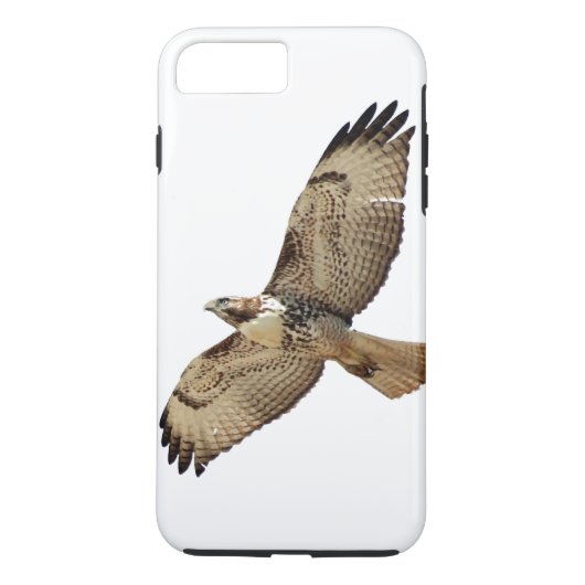 赤はタカの鳥の動物の野性生物のiPhone 7の場合の後につきました Case-Mate iPhoneケース (裏面)