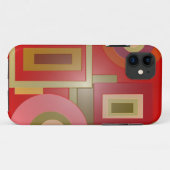 赤はポップアートを形づけます Case-Mate iPhoneケース (裏面(横))
