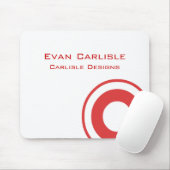 赤はマウスパッド| TBMを一周します マウスパッド (マウス)