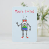 赤はロボットパーティの招待状に蹄鉄を打ちます 招待状 (スタンド正面)