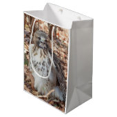 赤は倍増したタカの後につきました ミディアムペーパーバッグ (正面アングル)