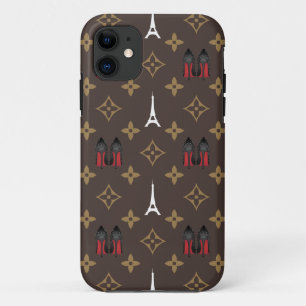 赤は小剣の靴のかかとlvのモノグラムに底を付けます iPhone 11 ケース