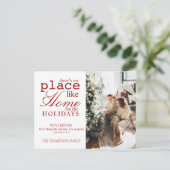 赤は引っ越しのホーム写真に勝る場所なし 案内ポストカード (スタンド正面)