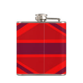 赤は英国国旗の旗の平静そしてあなたの文字を保ちます フラスク (裏面)