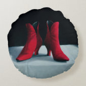 赤は1995年を追い出します ラウンドクッション (裏面)