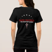 赤ひげの女性用黒Tシャツ トライブレンドＴシャツ (裏面)