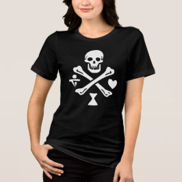 赤ひげの女性用黒Tシャツ トライブレンドＴシャツ