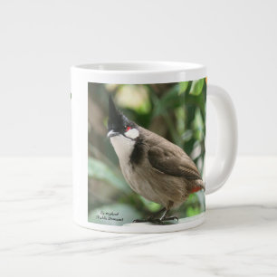 赤ひげ頭のブルブル20オンス。RoseWritesによるマグカップ ジャンボコーヒーマグカップ