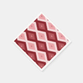 赤ひし形 スタンダードカクテルナプキン (角)
