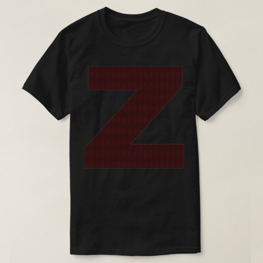赤ひし形Z Tシャツ (デザイン正面)