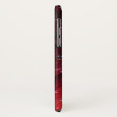 赤ひまわりの花びらと雨粒 Case-Mate iPhoneケース (裏面/左)