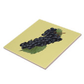 赤ぶどう植物学～キッチン～任意の色の背景 タイル (側面)