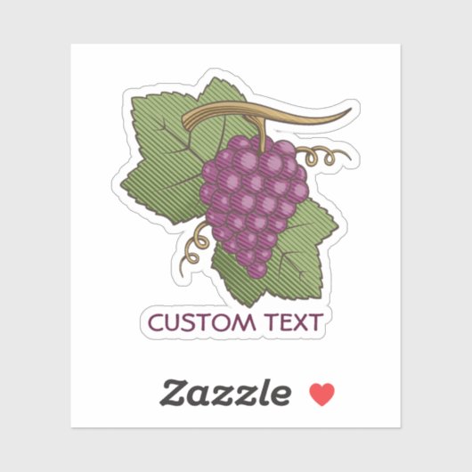 赤ぶどう シール (シート)