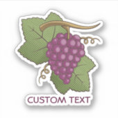 赤ぶどう シール (正面)