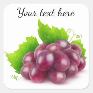 赤ぶどう スクエアシール