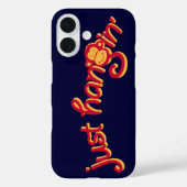 赤ぶら下がったと黄色のモンキーのロゴケース Case-Mate iPhoneケース (裏面)