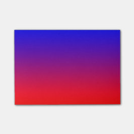 赤へのシンプルな青 ポストイット