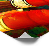 赤または白 ポスター (角)